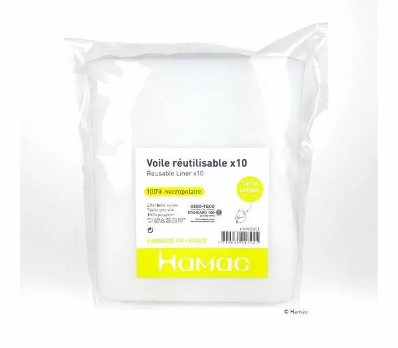 10 voiles micropolaire lavables