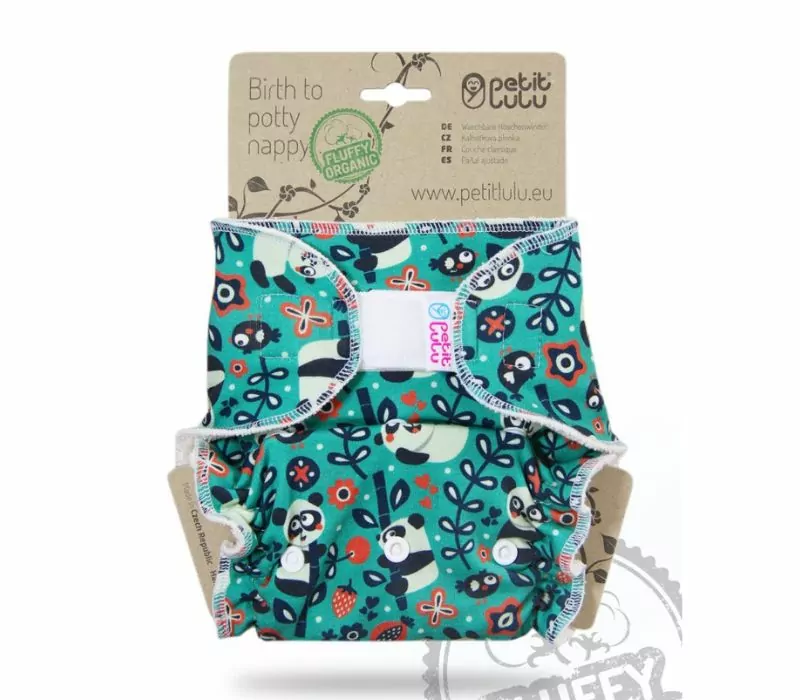 Couche Classique Évolutive Petit Lulu - Fluffy Organic - Velcro
