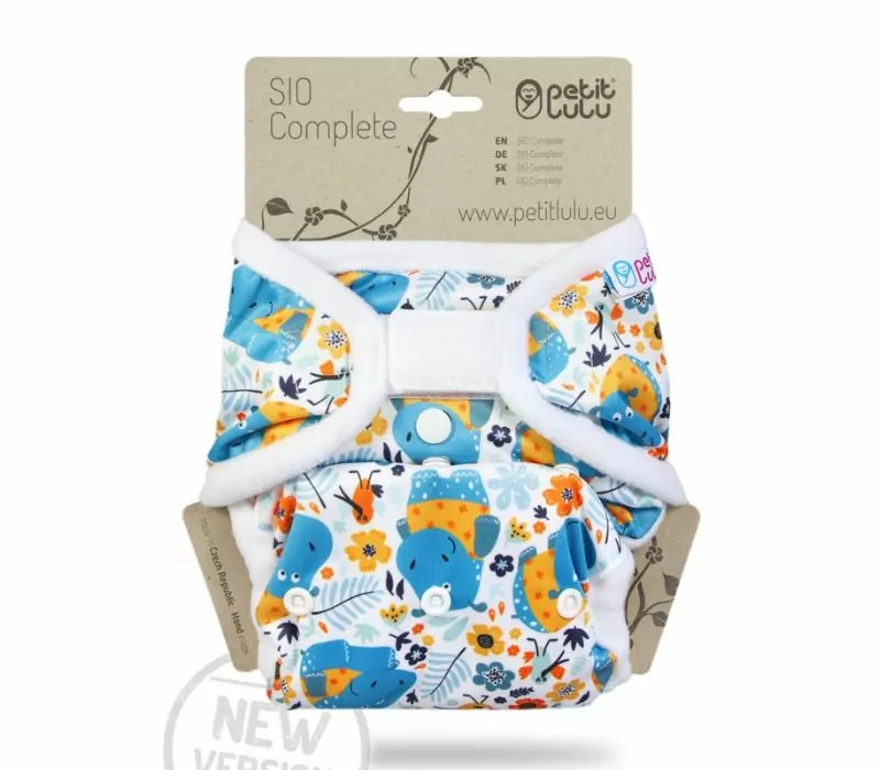 Couche lavable TE2 Évolutive 4-15kg Petit Lulu - Velcro