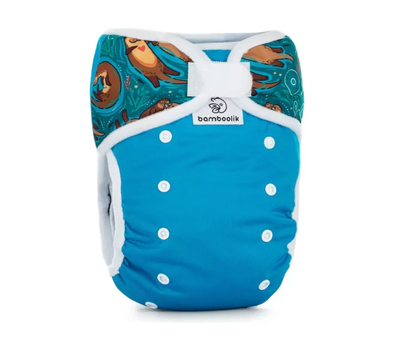 Couche lavable TE2 évolutive XL 15-25 kg Bamboolik - Velcro