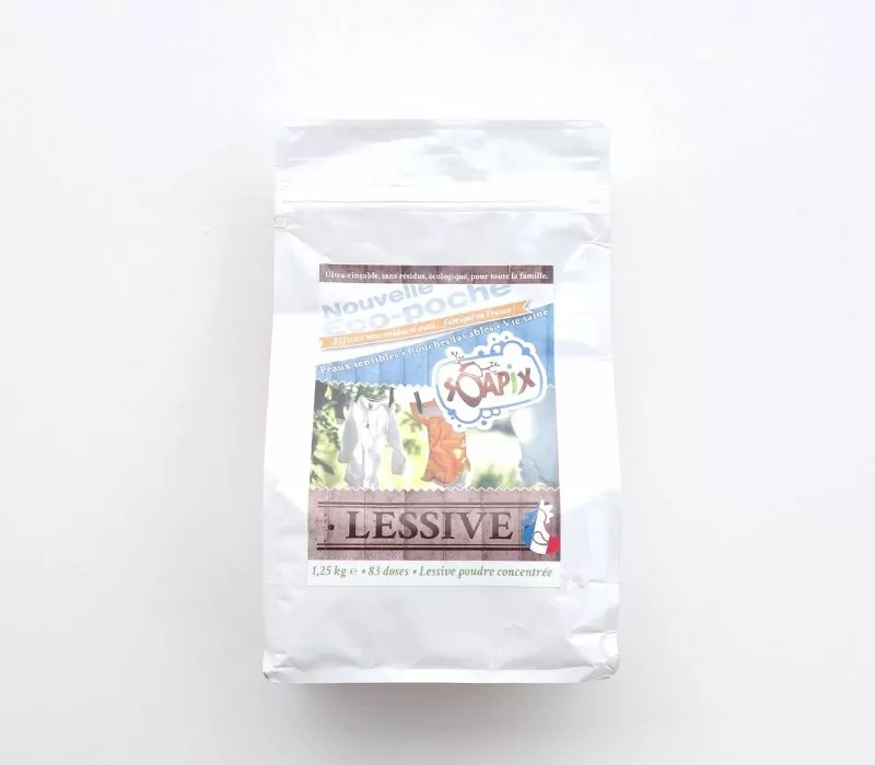 Lessive en poudre SOAPIX Eco-Poche 1.25 kg - 80 doses