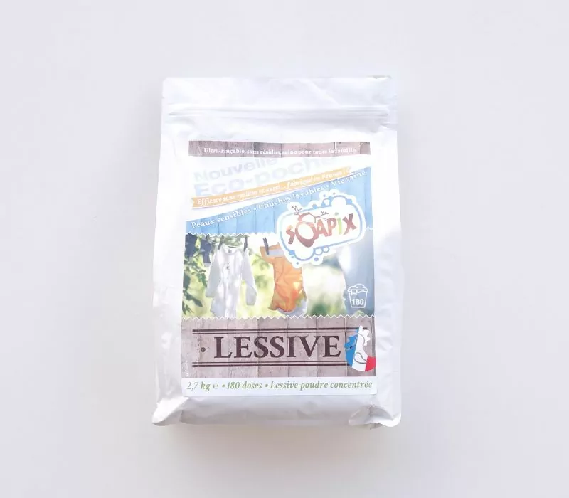 Lessive en poudre SOAPIX Ecopoche 2.7 kg - 180 doses